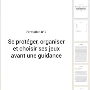 Formation n°2 Se protéger, organiser et choisir ses jeux avant une guidance – Image 2