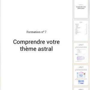 Formation n°7 Comprendre votre thème astral – Image 2
