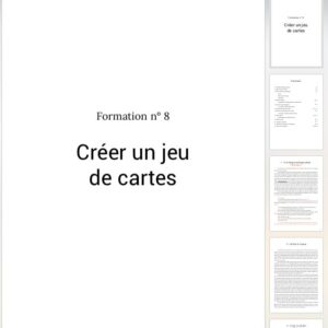 Formation n°8 Créer un jeu de cartes – Image 2
